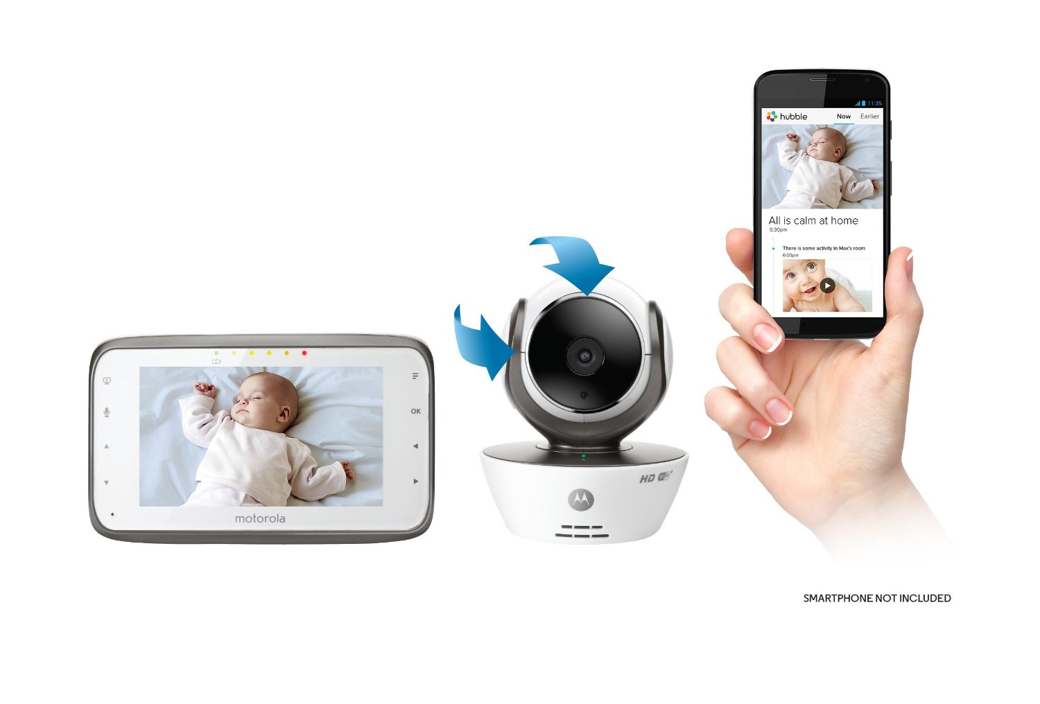 motorola baby monitor connect to phone